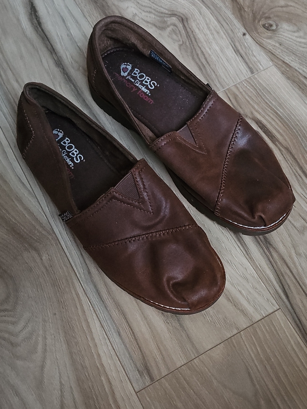 BOBS from Skechers Men's Brown Slip-On Loafers